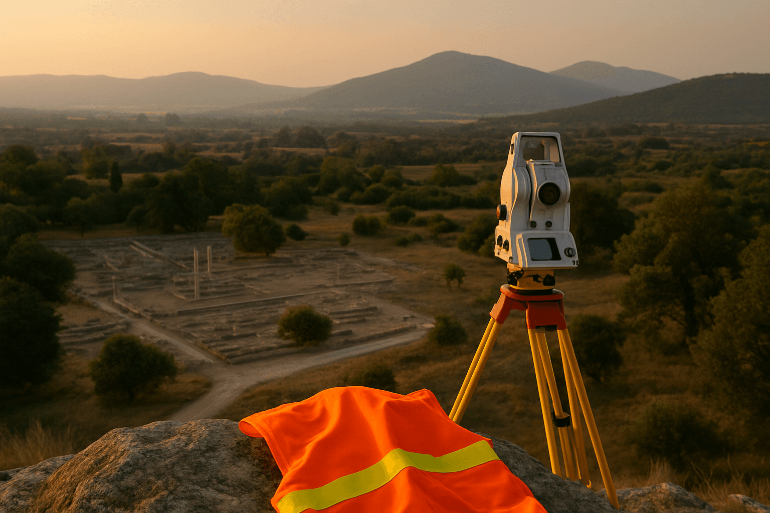 Surveying in action